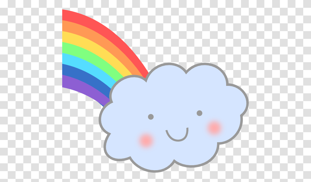 Cute Cloud With Rainbow Clip Art, Balloon, Hot Air Balloon, Aircraft, Vehicle Transparent Png