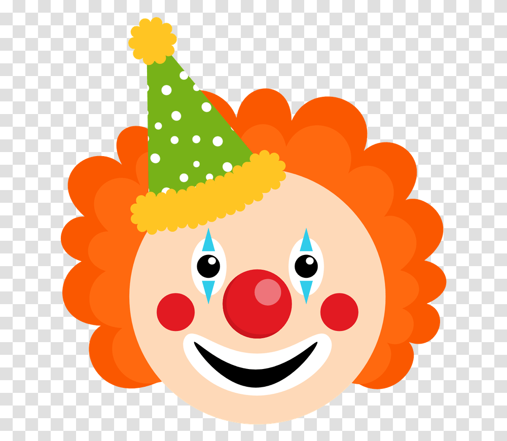 Cute Clown Face Clipart, Apparel, Birthday Cake, Dessert Transparent Png