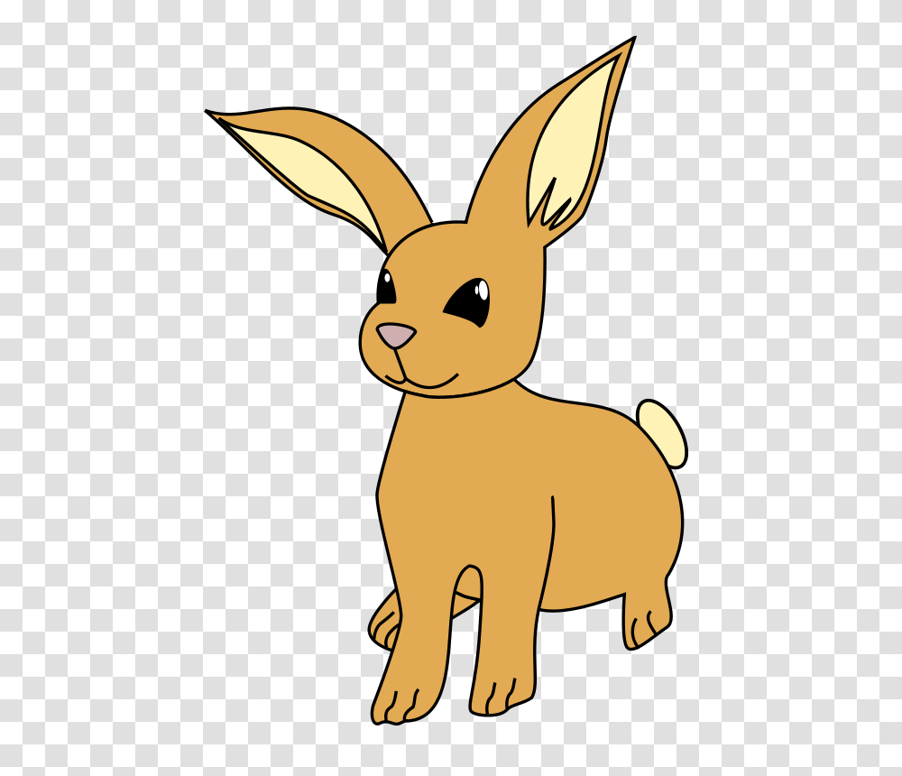 Cute Colored Bunny Rabbit Clip, Mammal, Animal, Rodent, Hare Transparent Png