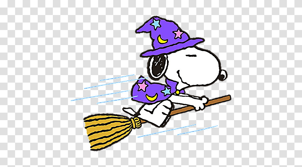 Cute Colorful Wizard Snoopy Star Moon Halloween Happyha, Person, Crowd Transparent Png