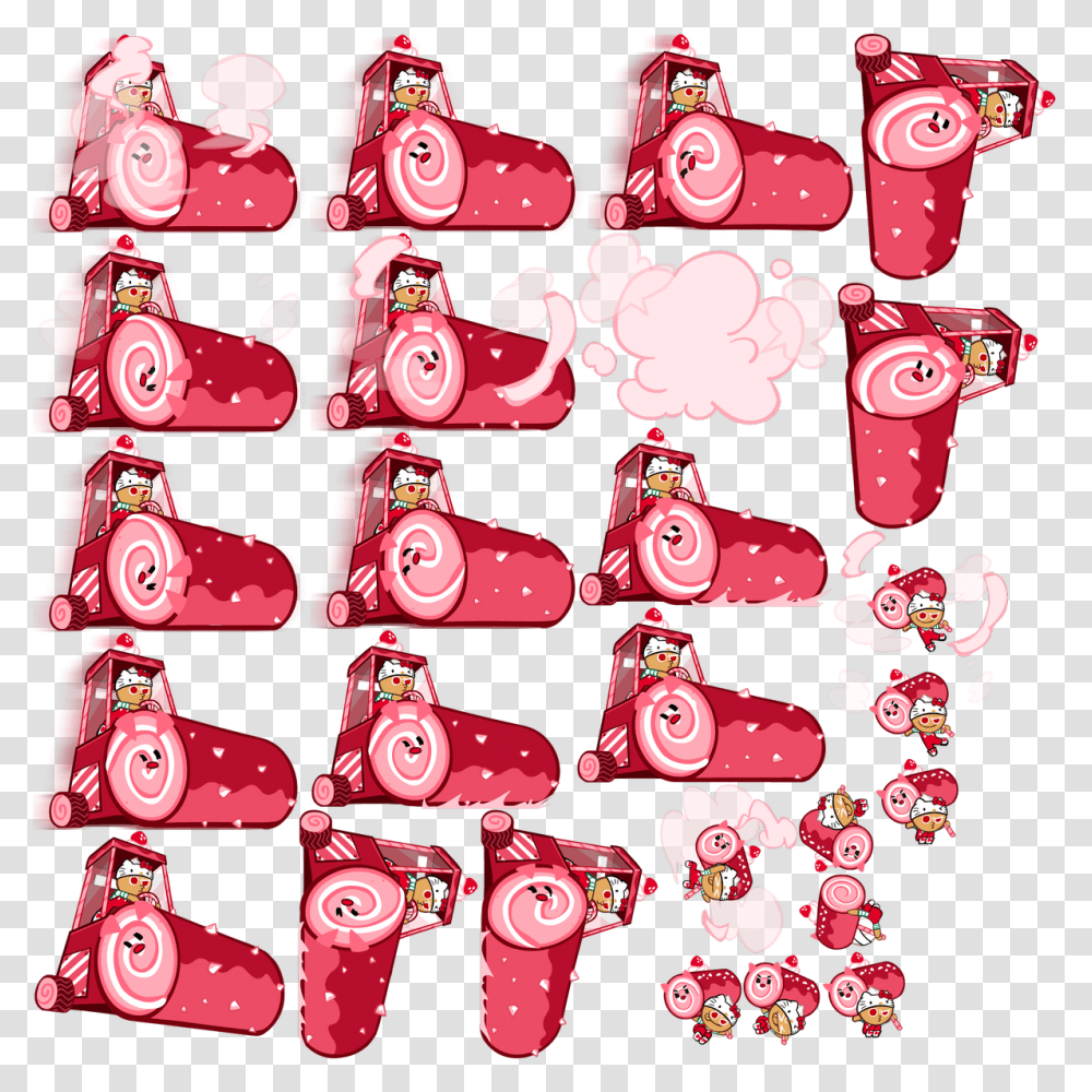 Cute Cookie Cookie Run Roll Cake, Car, Vehicle, Transportation, Automobile Transparent Png