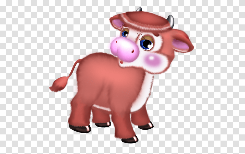Cute Cow Free Clipart Art Cute Cows Clip Art And Cow, Toy, Animal, Mammal, Wildlife Transparent Png