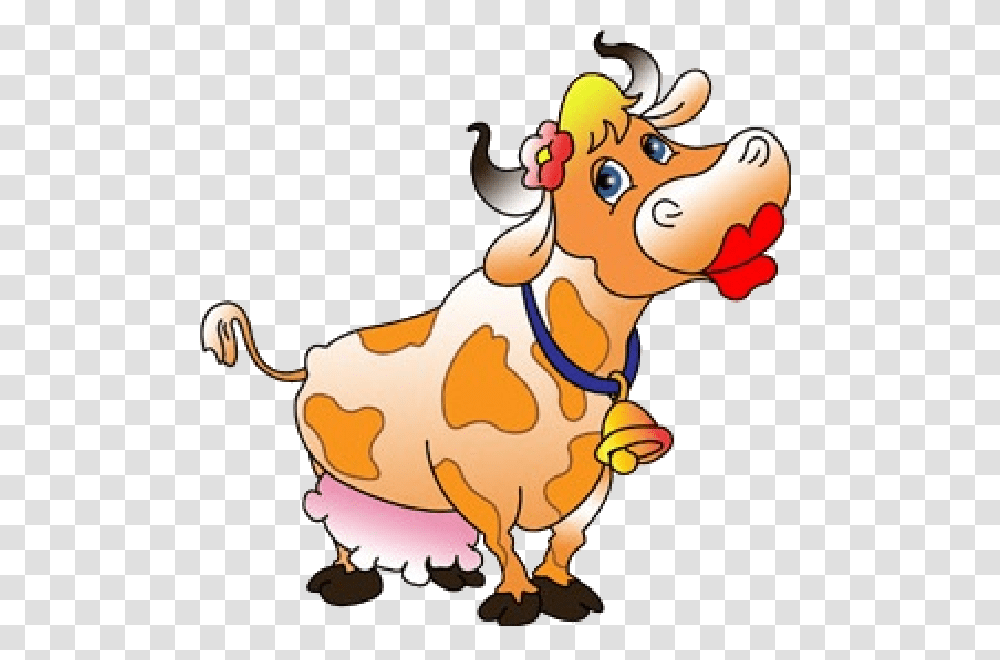 Cute Cow Motiver Cow Clip Art And Animal, Cattle, Mammal, Dairy Cow Transparent Png