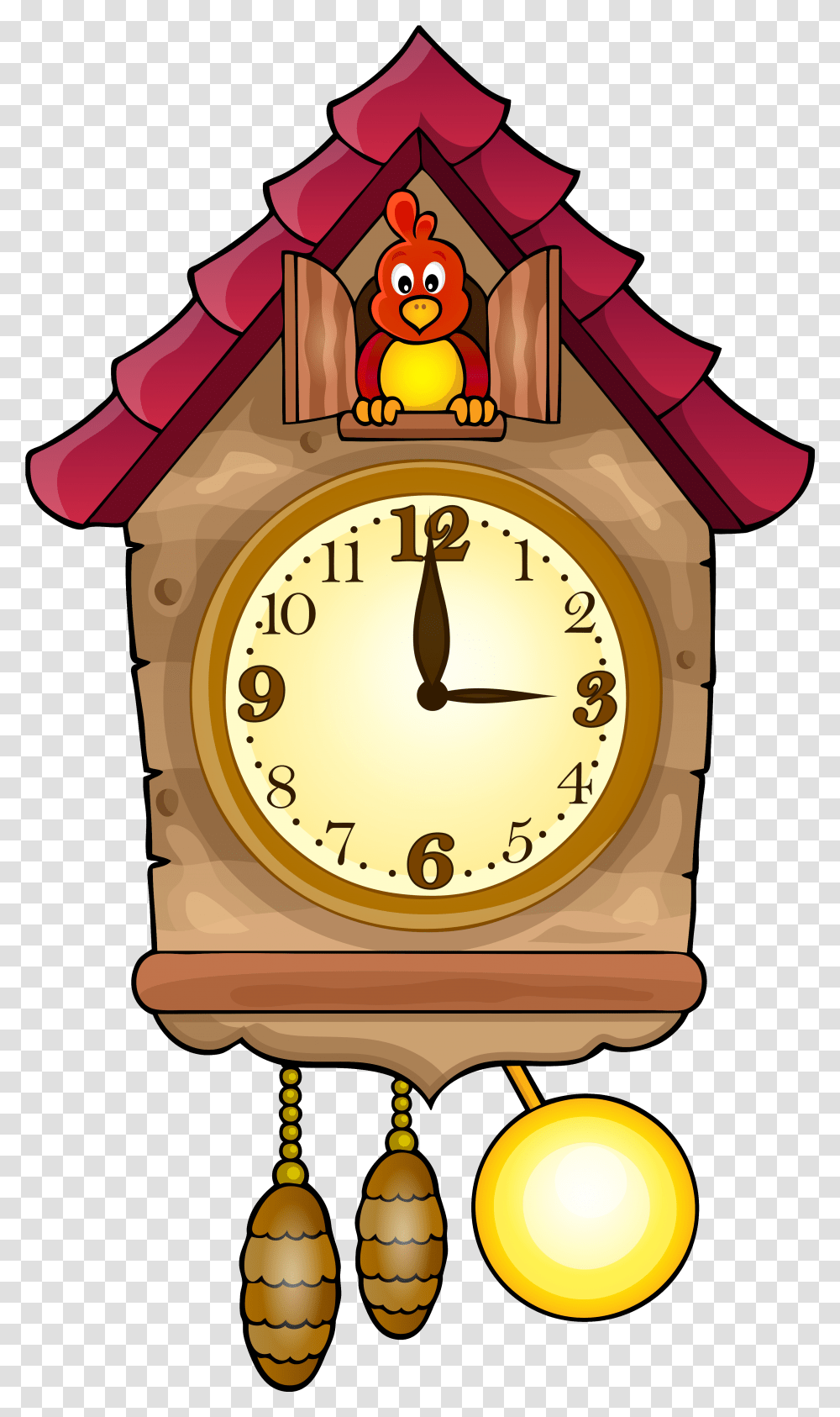 Cute Cuckoo Clock Clip Art Cute Cuckoo Clock Clipart, Alarm Clock, Clock Tower, Architecture, Building Transparent Png