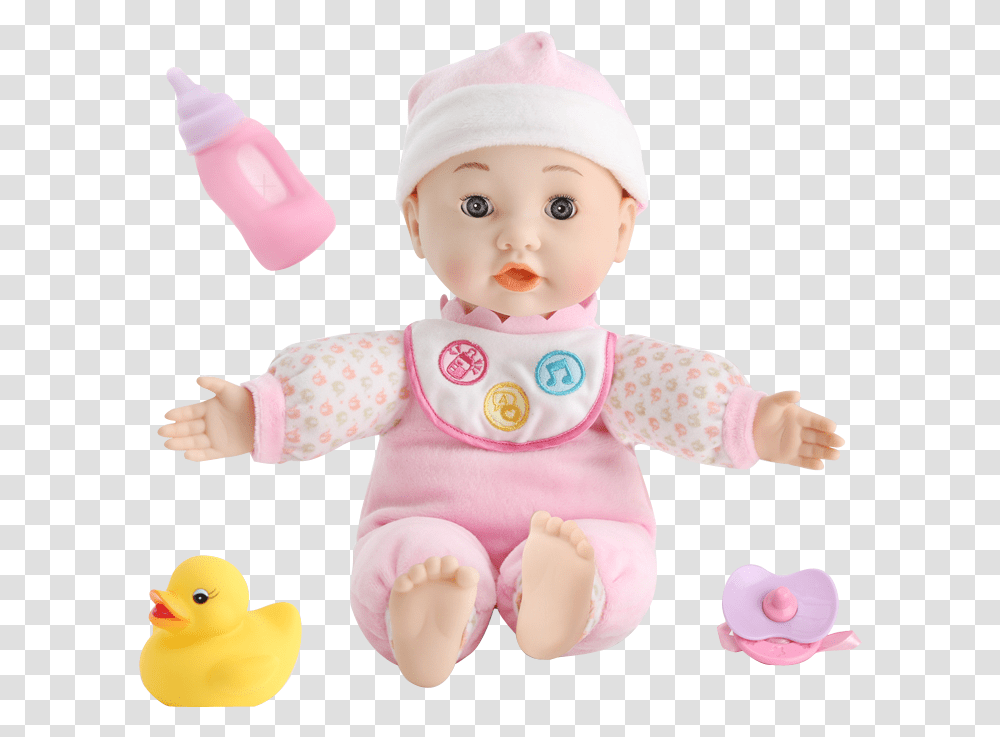 Cute Cute Baby Can Talk And Milk Baby Soft Glue Pacify Doll, Toy, Bird, Animal, Person Transparent Png
