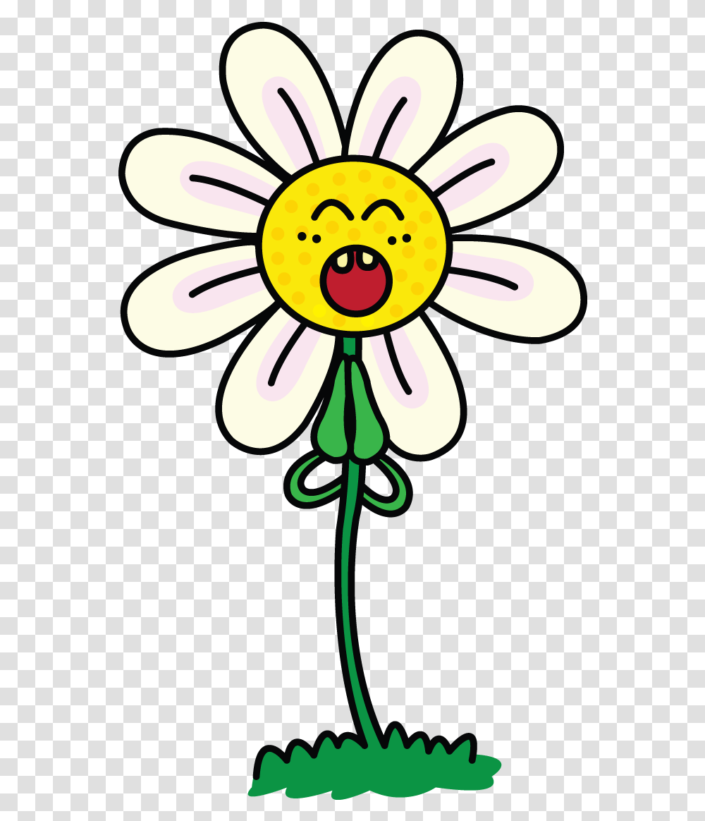 Cute Daisy Flower Drawing, Animal, Light, Flare Transparent Png