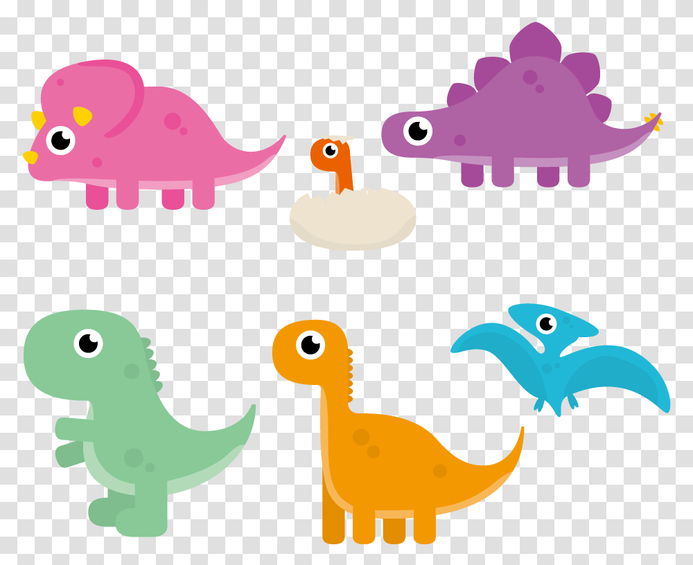 Cute Dinosaur Backgrounds Free Cartoon Dinosaur, Bird, Animal, Text, Flamingo Transparent Png