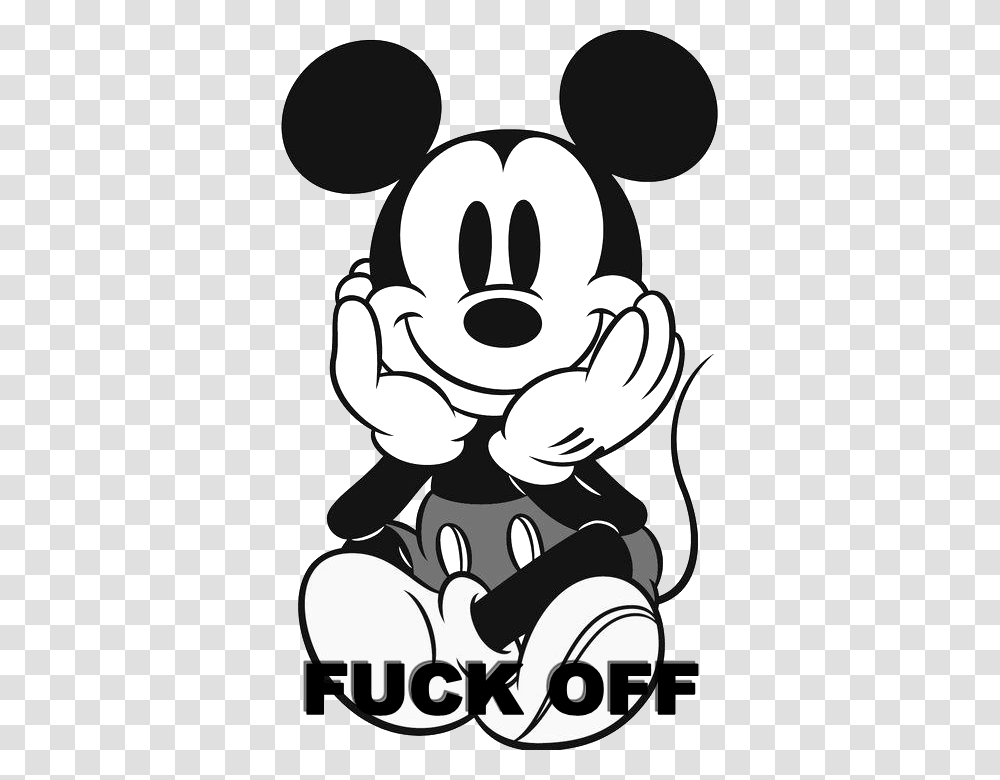 Cute Disney Mickey Mouse, Stencil, Animal, Wildlife, Poster Transparent Png
