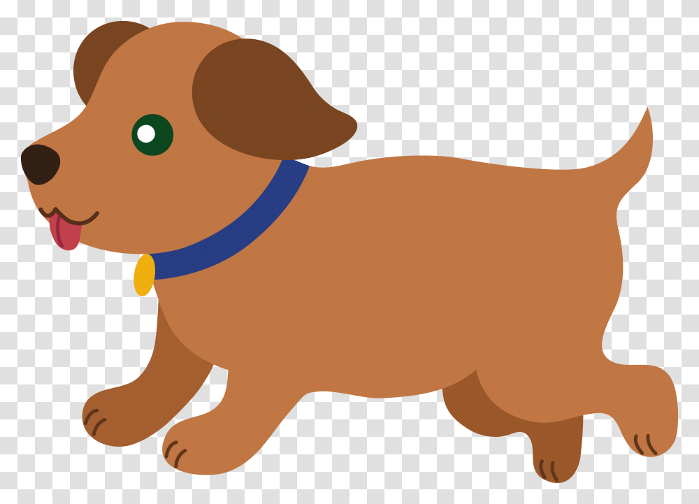 Cute Dog Clipart Running Brown Dog Clipart, Animal, Mammal, Rabbit, Rodent Transparent Png