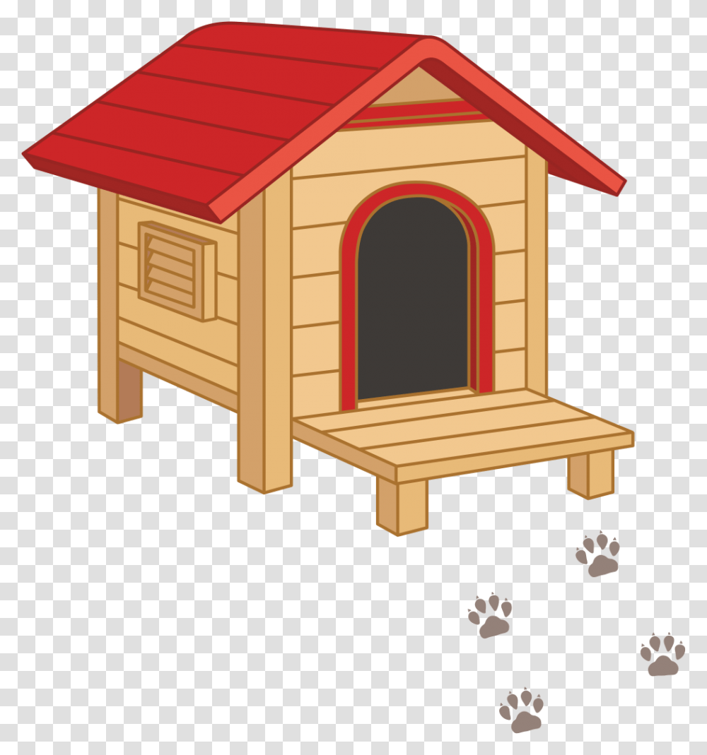 Cute Dog House Clipart Dog House Background, Den, Kennel Transparent Png