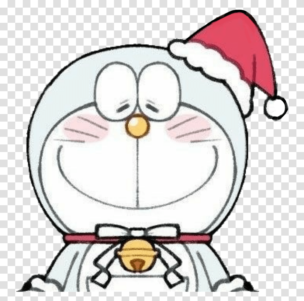 Cute Doraemon Santa Merrychristmas, Soccer Ball, Football, Team Sport, Sports Transparent Png