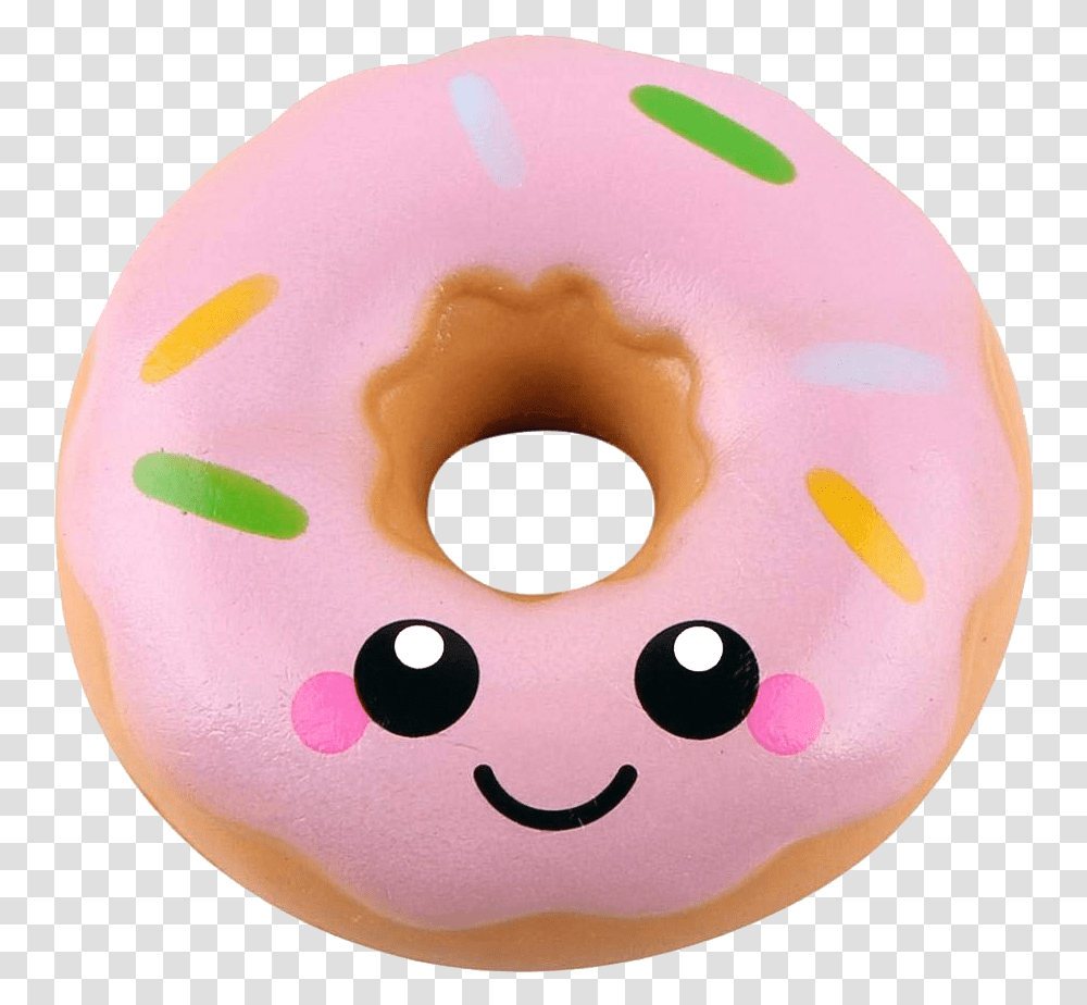 Cute Doughnut, Pastry, Dessert, Food, Sweets Transparent Png