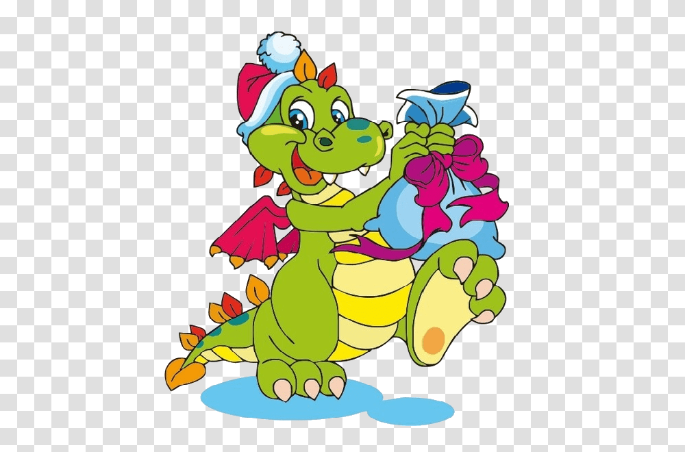 Cute Dragons Cartoon Clip Art Images All Dragon Cartoon Picture, Crowd, Tree, Plant Transparent Png
