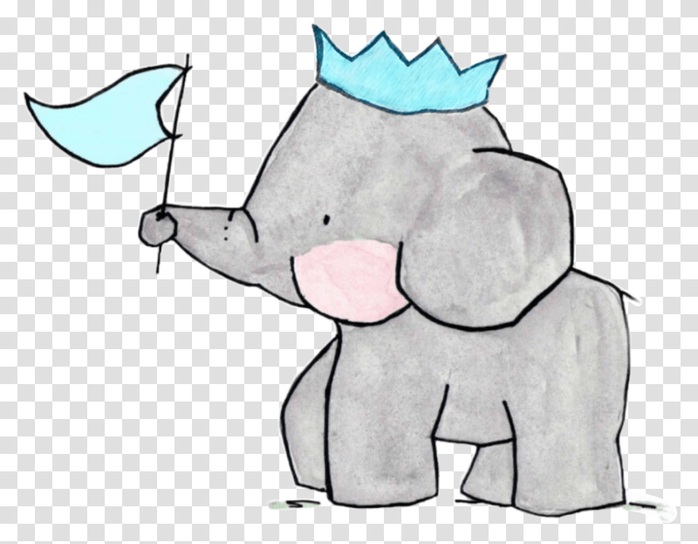 Cute Drawing Clipart Download Cartoon Elephant Family Clipart, Plush, Toy, Mammal, Animal Transparent Png