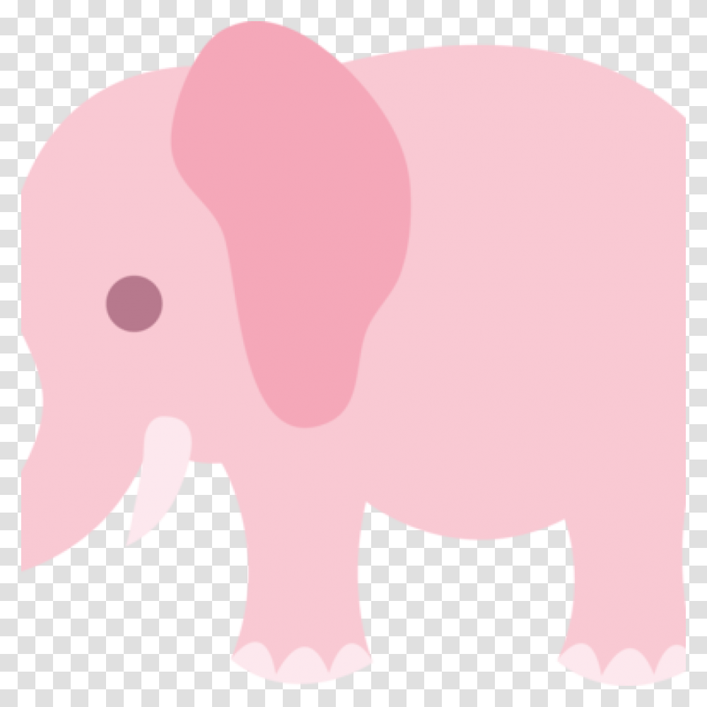 Cute Elephant Clipart Little Pink Clip Art Free Animations, Mammal, Animal, Wildlife, Piggy Bank Transparent Png