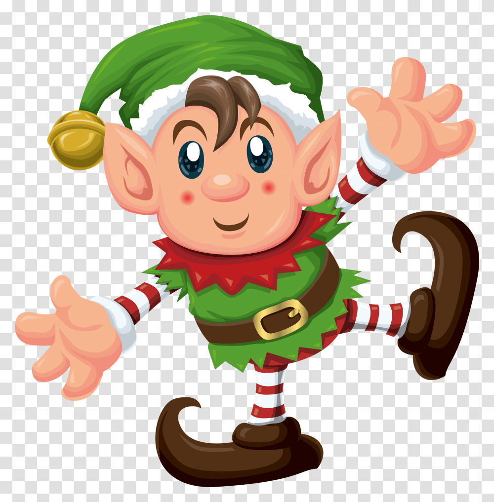 Cute Elf Clipart Christmas Elf Clipart, Toy, Face, Performer, Rattle Transparent Png