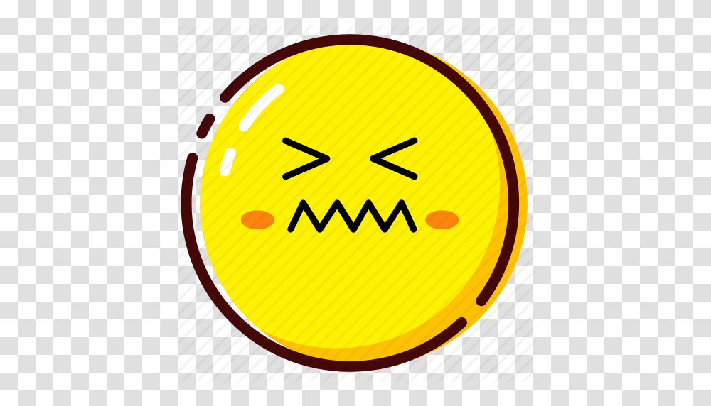 Cute Emoji Emoticon Expression Sick Icon, Sign, Light, Road Sign Transparent Png