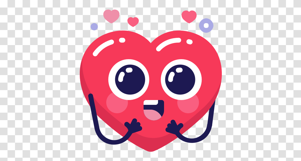 Cute Emoji Heart Icon Icon, Pac Man, Food Transparent Png