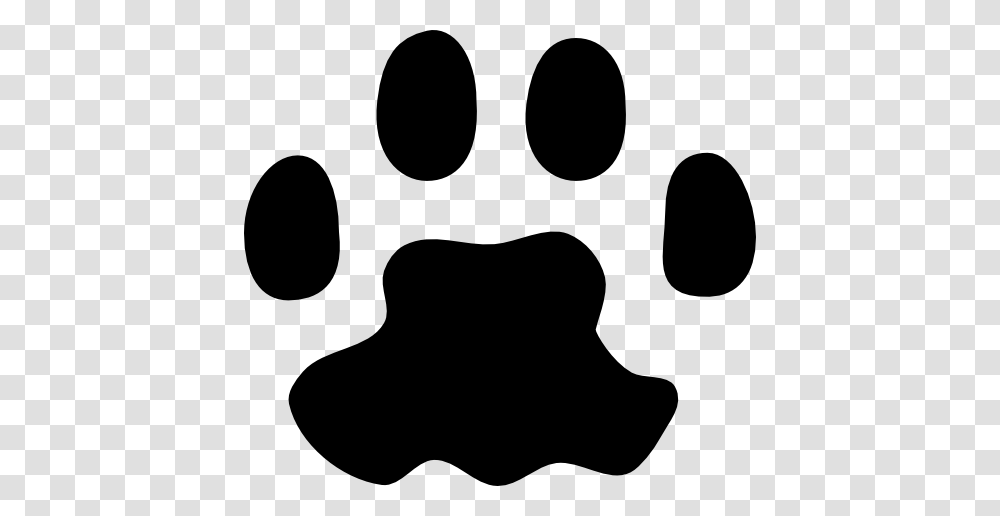 Cute Emoticon Cat And Mouse, Footprint, Stencil Transparent Png