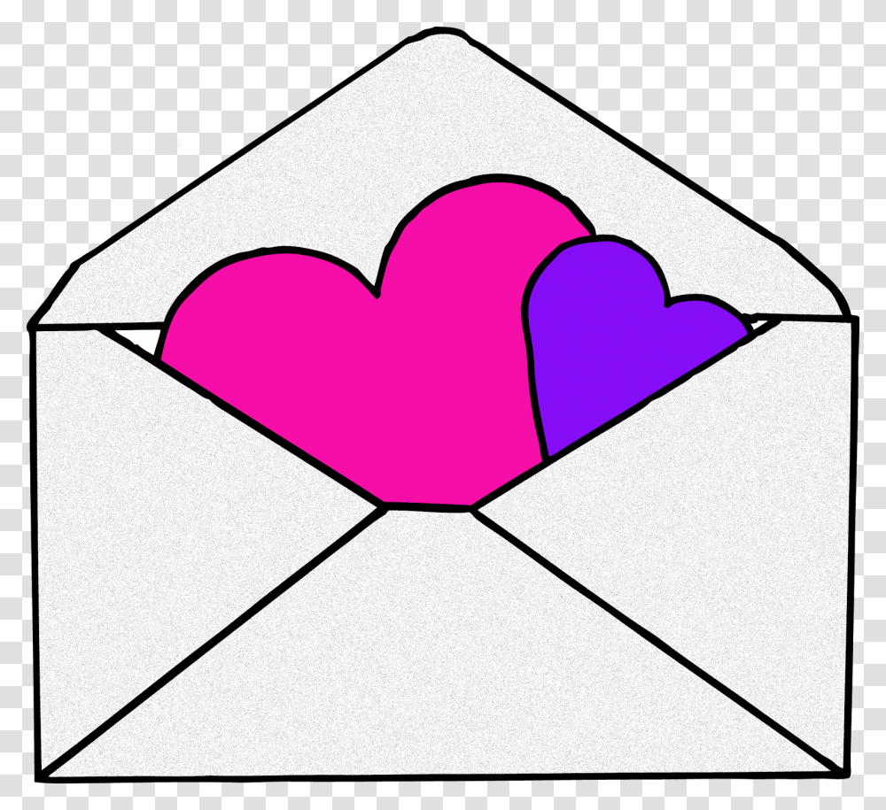 Cute Envelope Cliparts, Mail, Heart Transparent Png