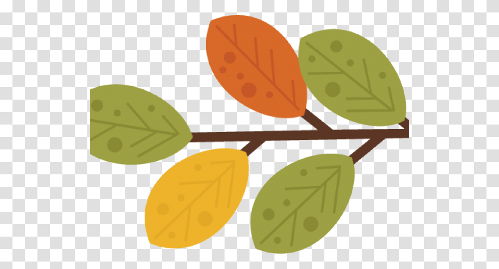 Cute Fall Leaves Clipart, Leaf, Plant, Tree, Annonaceae Transparent Png