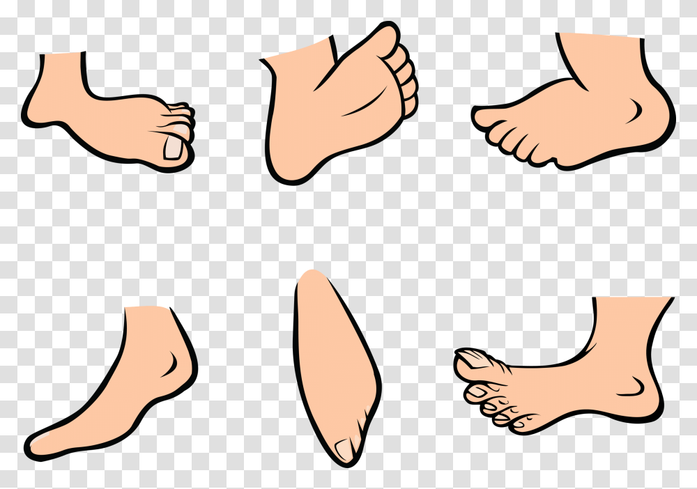 Cute Feet Cliparts, Heel, Hand, Toe, Barefoot Transparent Png