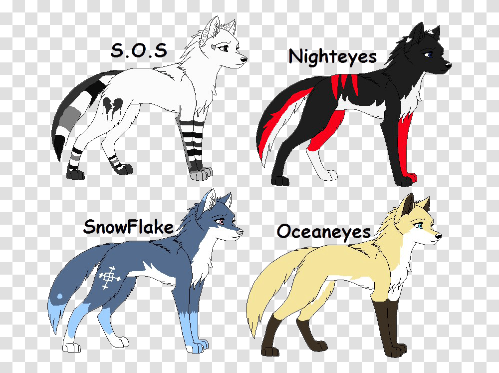 Cute Female Cartoon Wolf, Mammal, Animal, Horse, Person Transparent Png