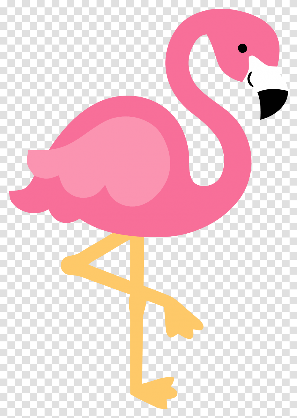 Cute Flamingo Clipart, Bird, Animal Transparent Png