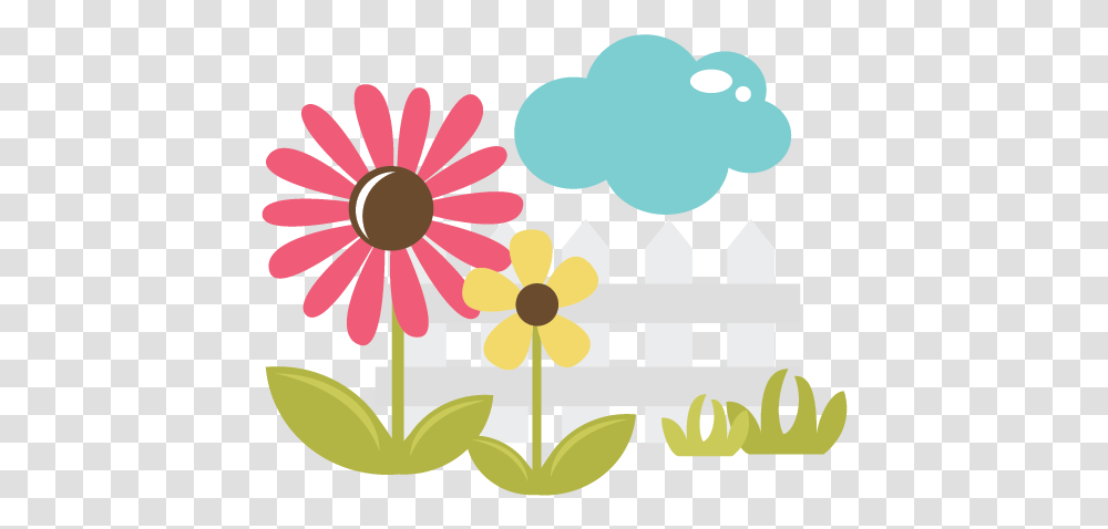 Cute Flower Clipart 3 Station Cute Flower Clipart, Fence, Picket Transparent Png
