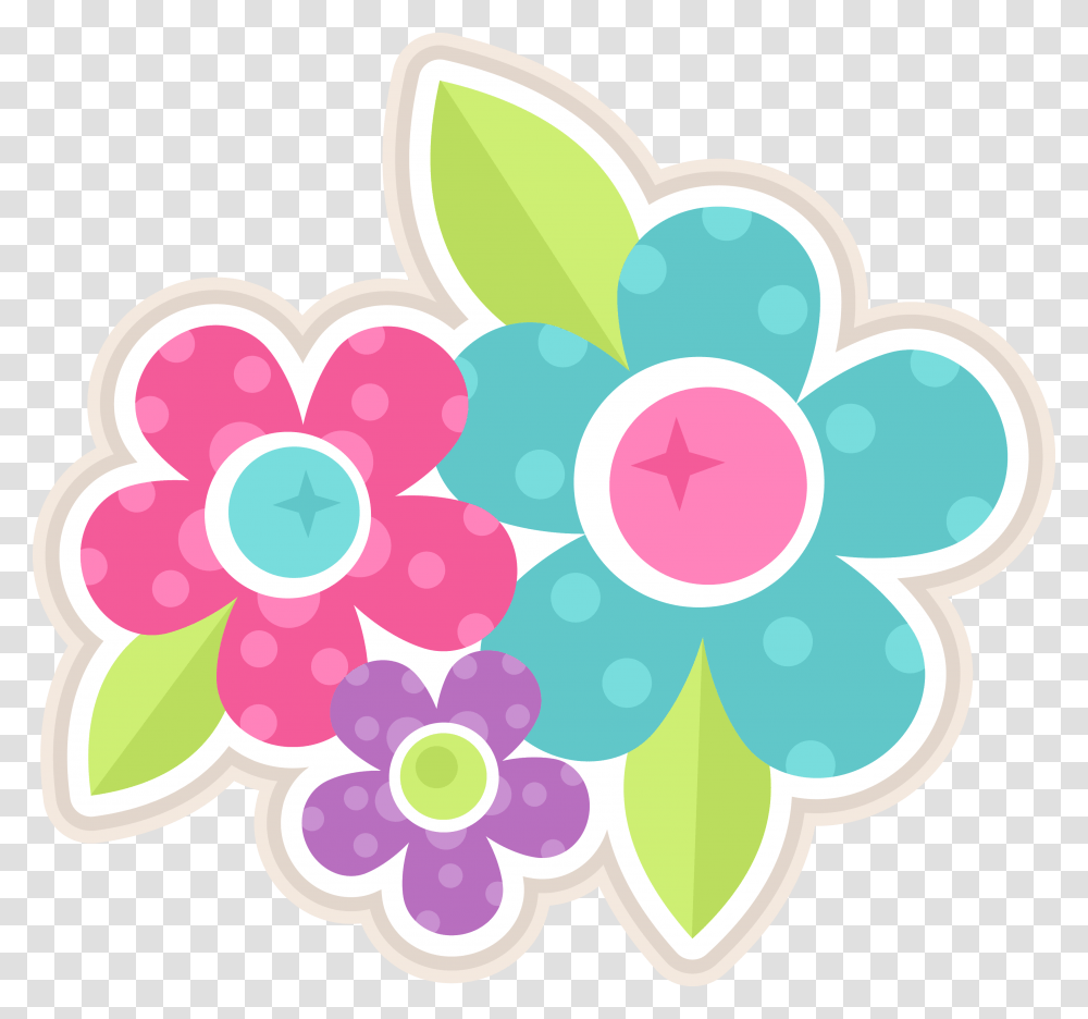 Cute Flower Clipart, Floral Design, Pattern, Rug Transparent Png