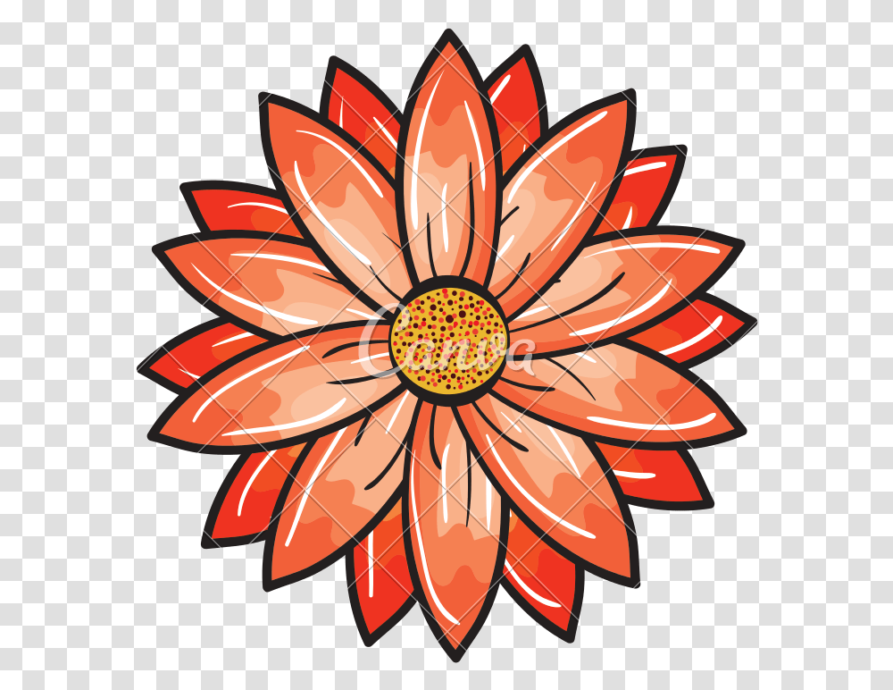 Cute Flower Icons By Canva Certified Notary Signing Agent, Plant, Dahlia, Petal, Daisy Transparent Png