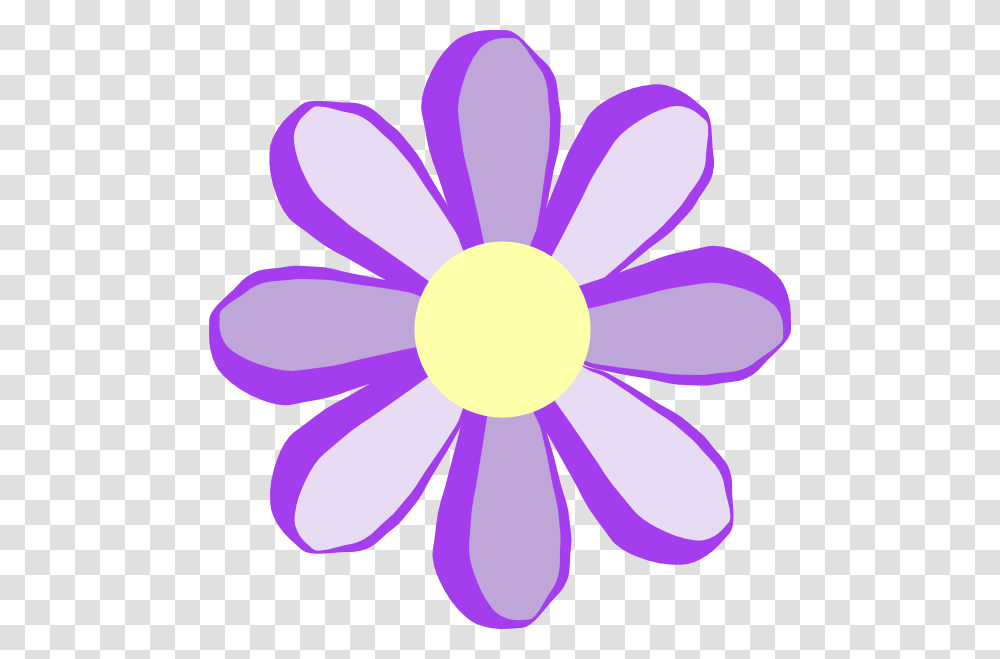 Cute Flower Purple, Petal, Plant, Blossom, Daisy Transparent Png