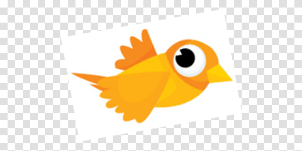 Cute Flying Bird Cute Cartoon Bird, Goldfish, Animal Transparent Png