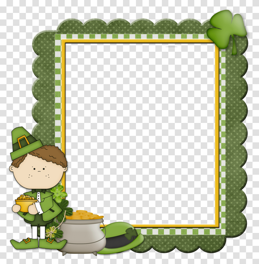 Cute Frames Clipart Clip Art Library With Cute Picture Cute Frame Clip Art, Green, Mail, Envelope, Greeting Card Transparent Png