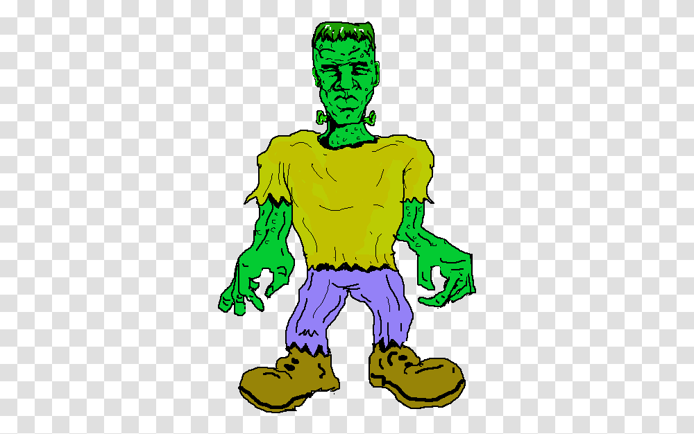 Cute Frankenstein Is Kid Hd Image Clipart Public Domain Clip Art Halloween, Costume, Person Transparent Png