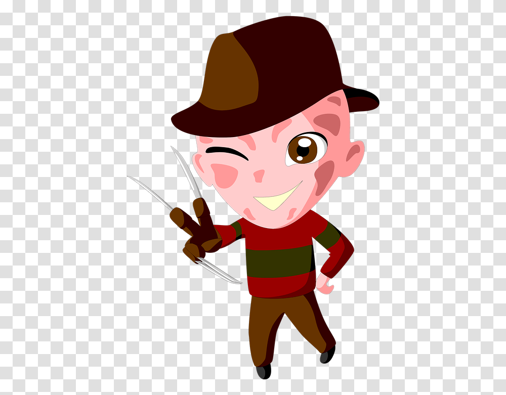 Cute Freddy Krueger Clip Art, Elf, Person, Human, Cupid Transparent Png