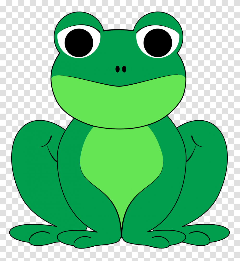 Cute Frog Clipart, Amphibian, Wildlife, Animal, Green Transparent Png