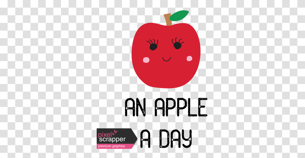 Cute Fruits Word Art An Apple A Day Apple The Fruit Word, Plant, Food, Moon, Outer Space Transparent Png