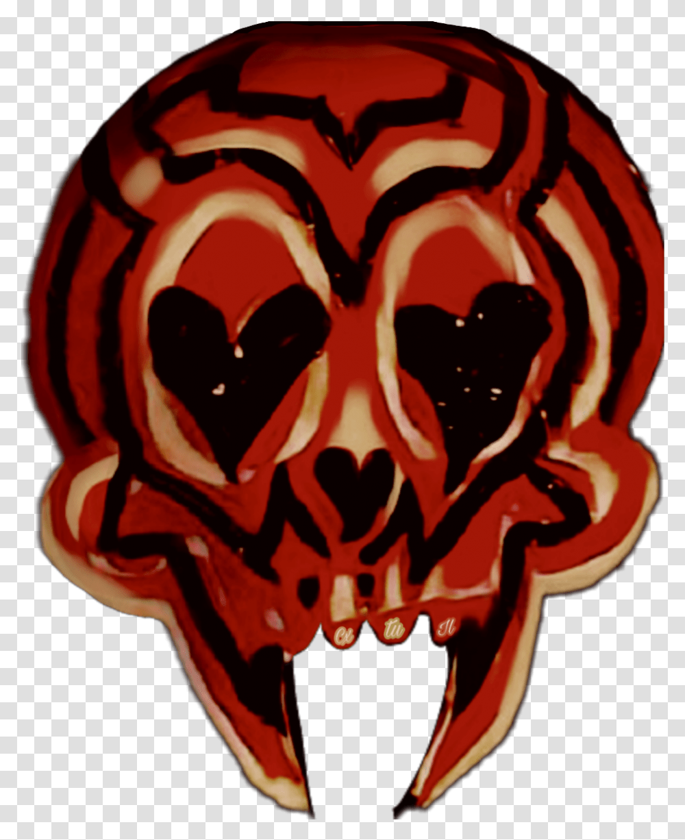Cute Fugly Steampunk Skull Popart Pop Art Dark Illustration, Label, Halloween, Heart Transparent Png