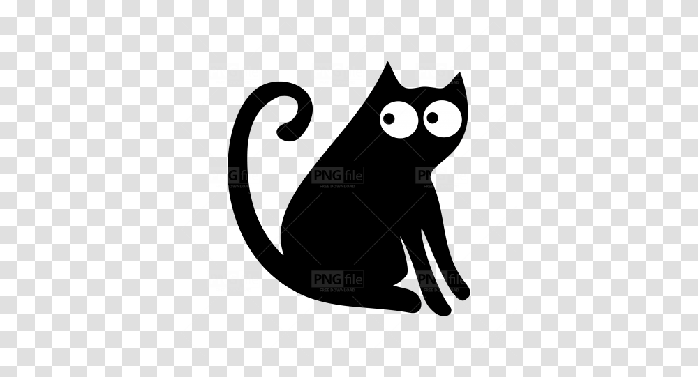 Cute Funny Black Cat Silhouette Ew People Cat Svg, Text, Road, Symbol, Number Transparent Png