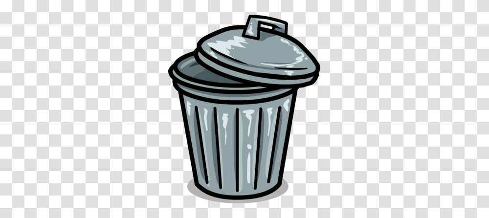 Cute Garbage Can Clipart, Tin, Trash Can, Mixer, Appliance Transparent Png