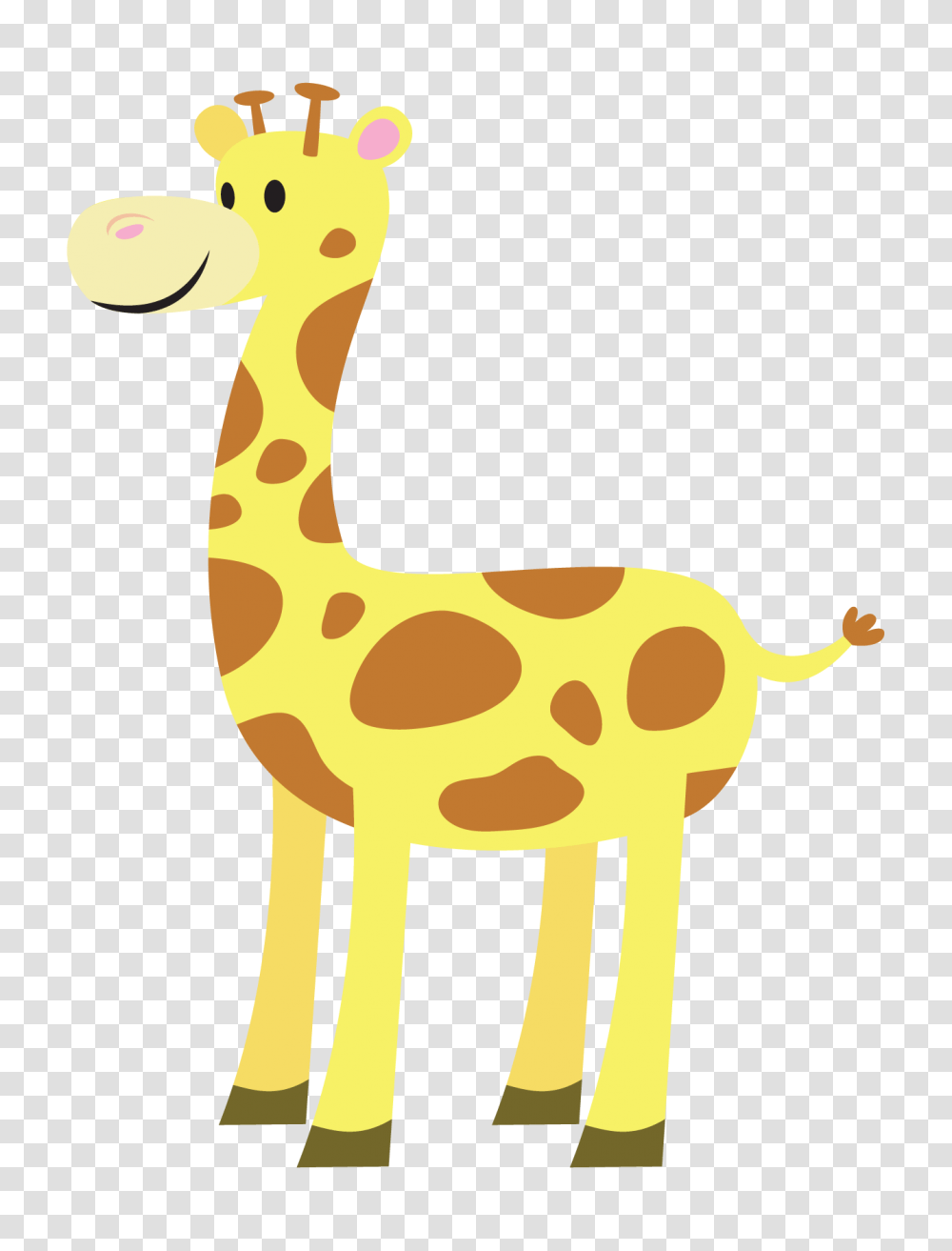 Cute Giraffe Clipart Clipart Giraffe, Animal, Mammal, Llama, Alpaca Transparent Png
