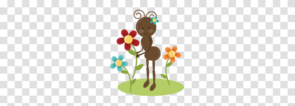 Cute Girl Ant For Cards Scrapbooking Free Svgs Free, Plant, Rattle, Anther, Flower Transparent Png