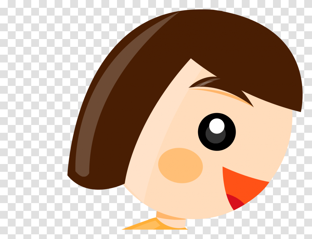 Cute Girl Blush Smile Mouth Red Hair Brown Free Images, Head, Sticker Transparent Png