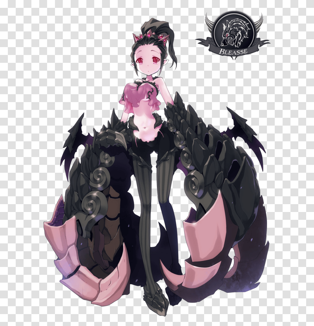 Cute Girl Cute Anime Monster Girl, Knight, Pattern Transparent Png