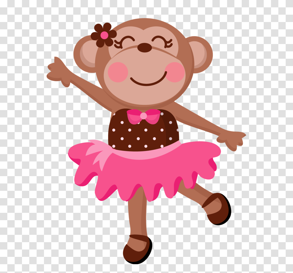 Cute Girl Monkey Clipart Collection, Toy, Leisure Activities, Dance, Outdoors Transparent Png