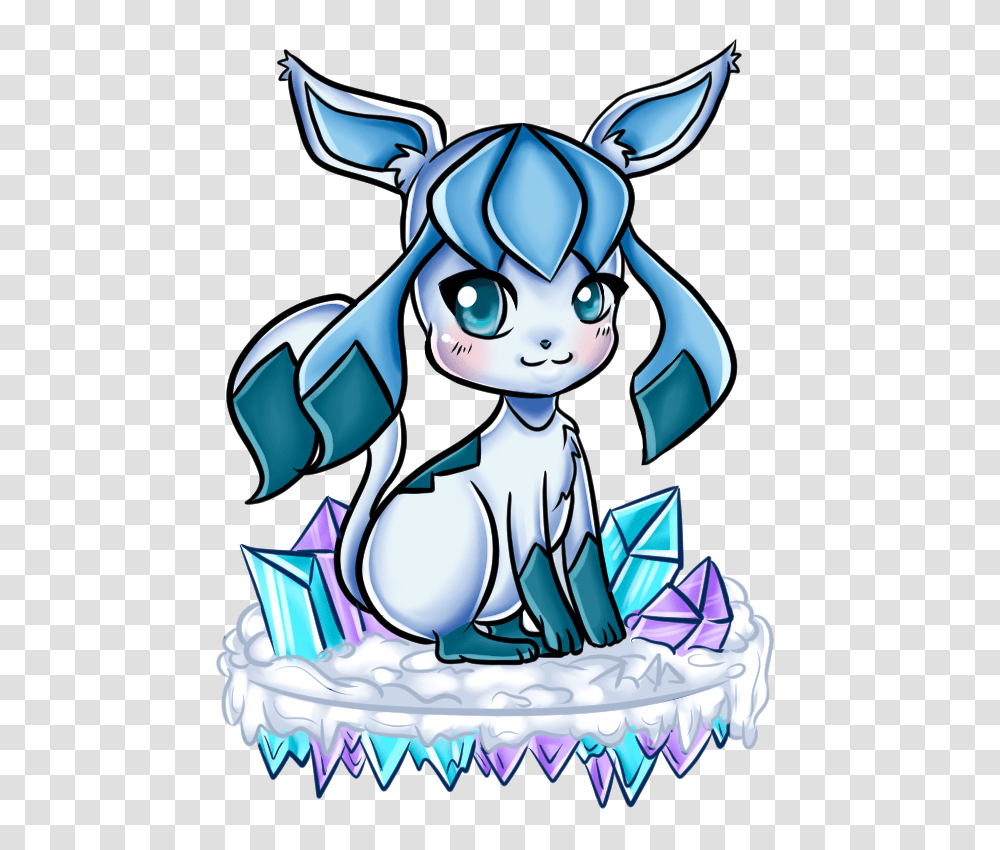 Cute Glaceon, Washing, Birthday Cake, Dessert Transparent Png