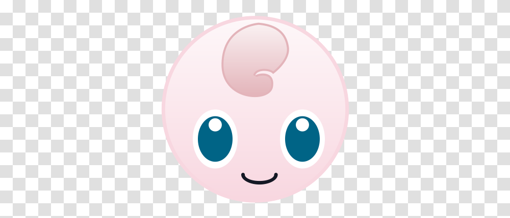 Cute Go Jigglypuff Monster Pokemon Icon Circle, Text, Disk, Alphabet, Food Transparent Png