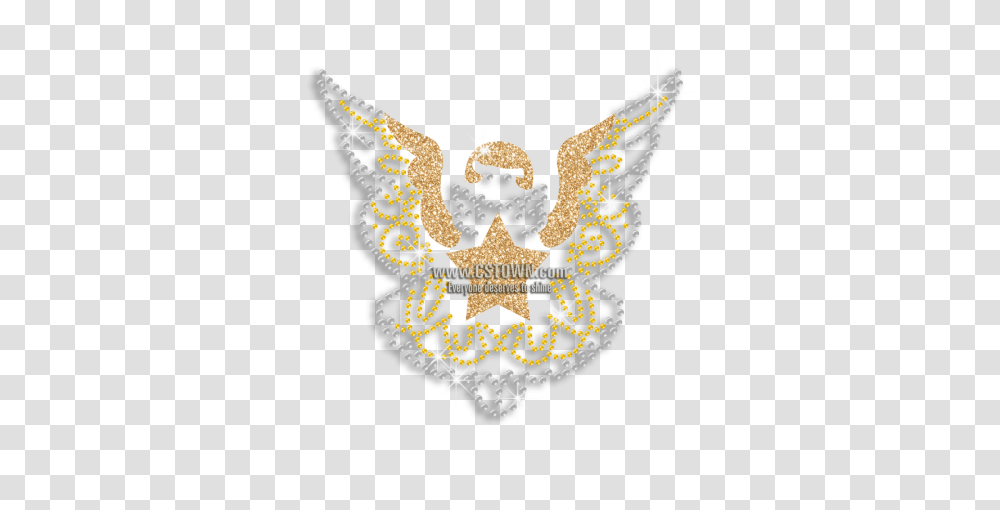 Cute Gold Angel Iron On Glitter Rhinestone Transfer, Pattern, Embroidery, Emblem Transparent Png