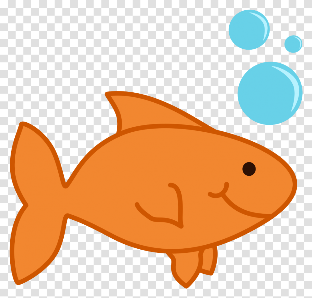 Cute Goldfish Clipart, Animal, Shark, Sea Life Transparent Png